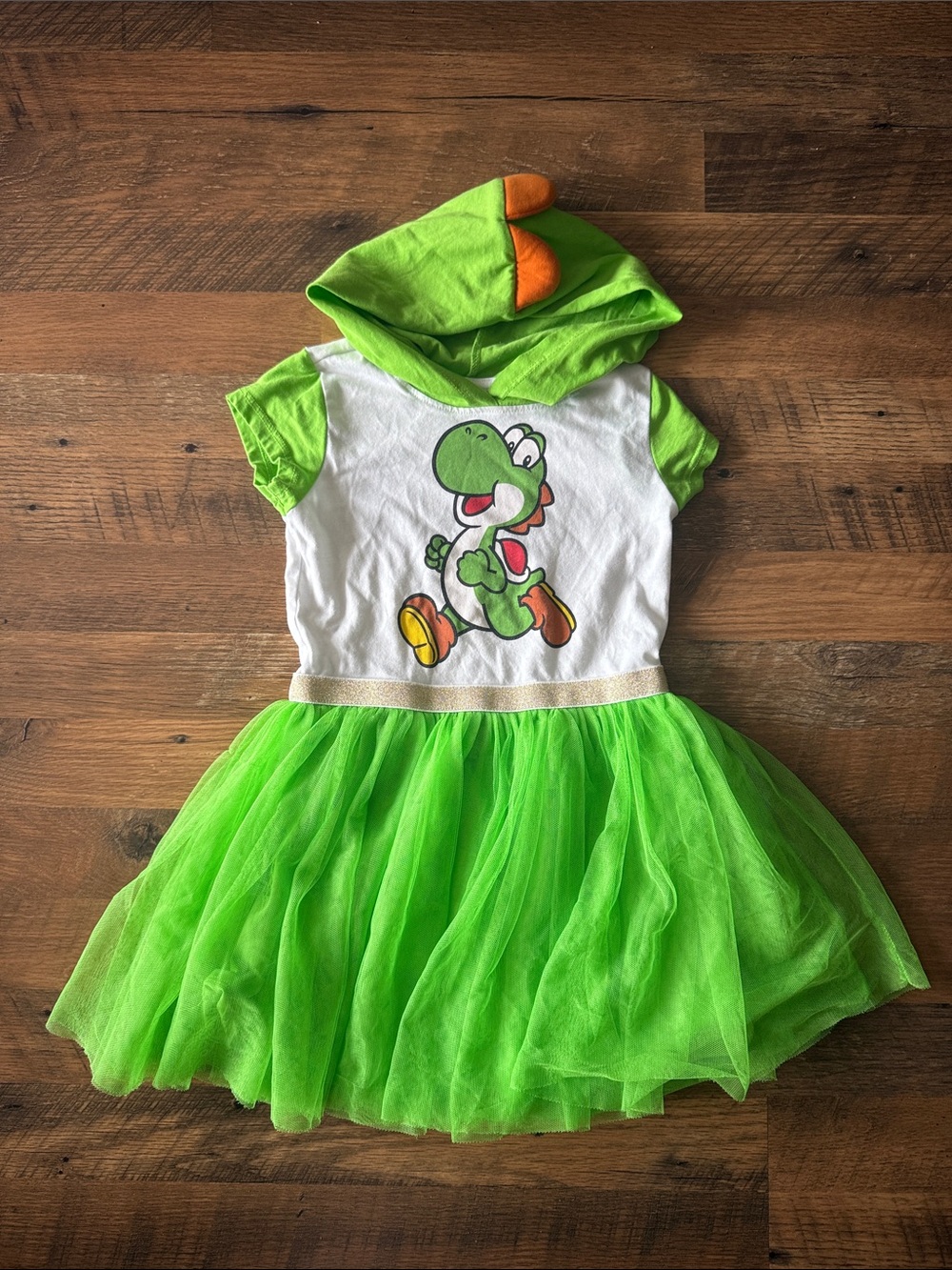 Super Mario Yoshi Hoodie Dress - Kids